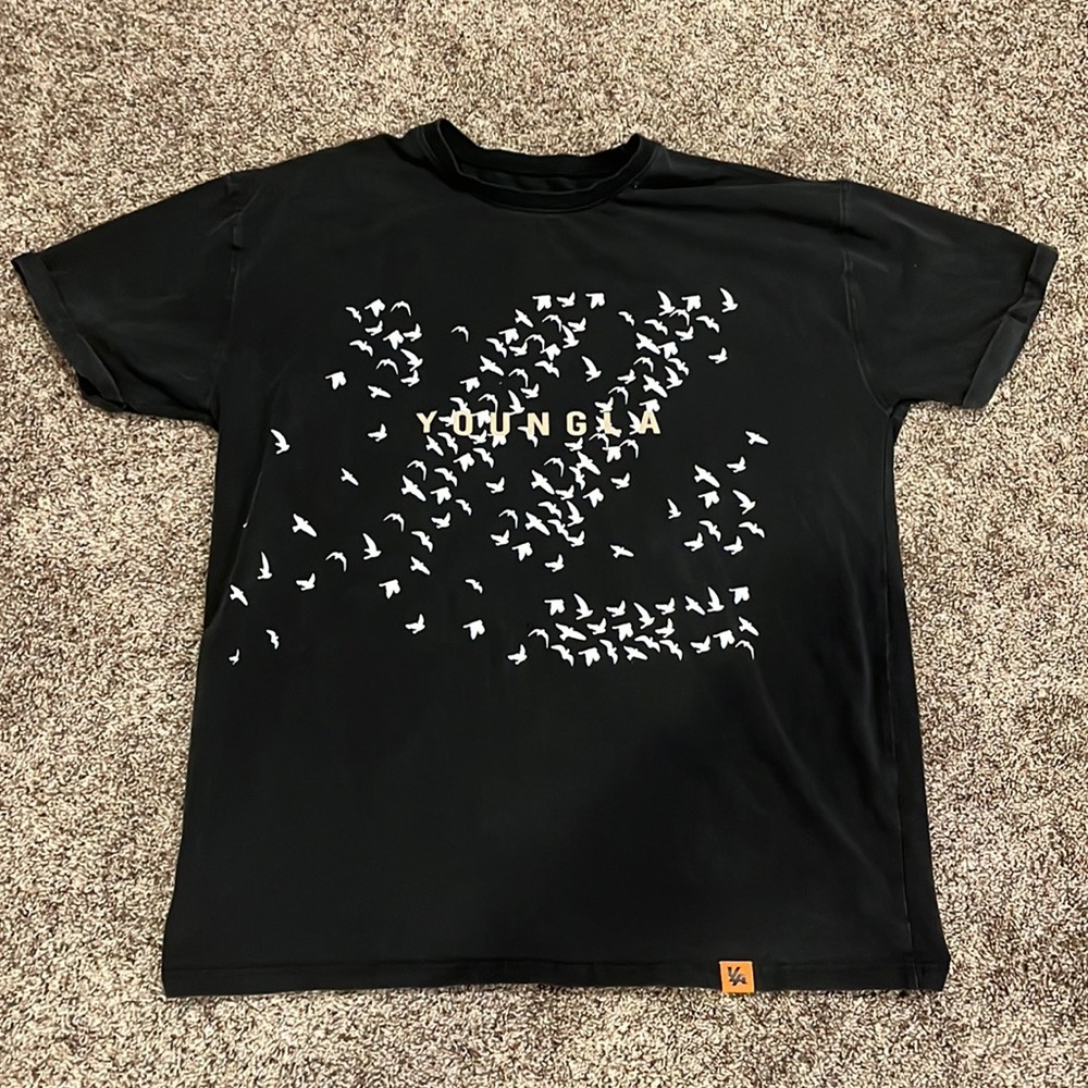 Youngla Flock tee size large